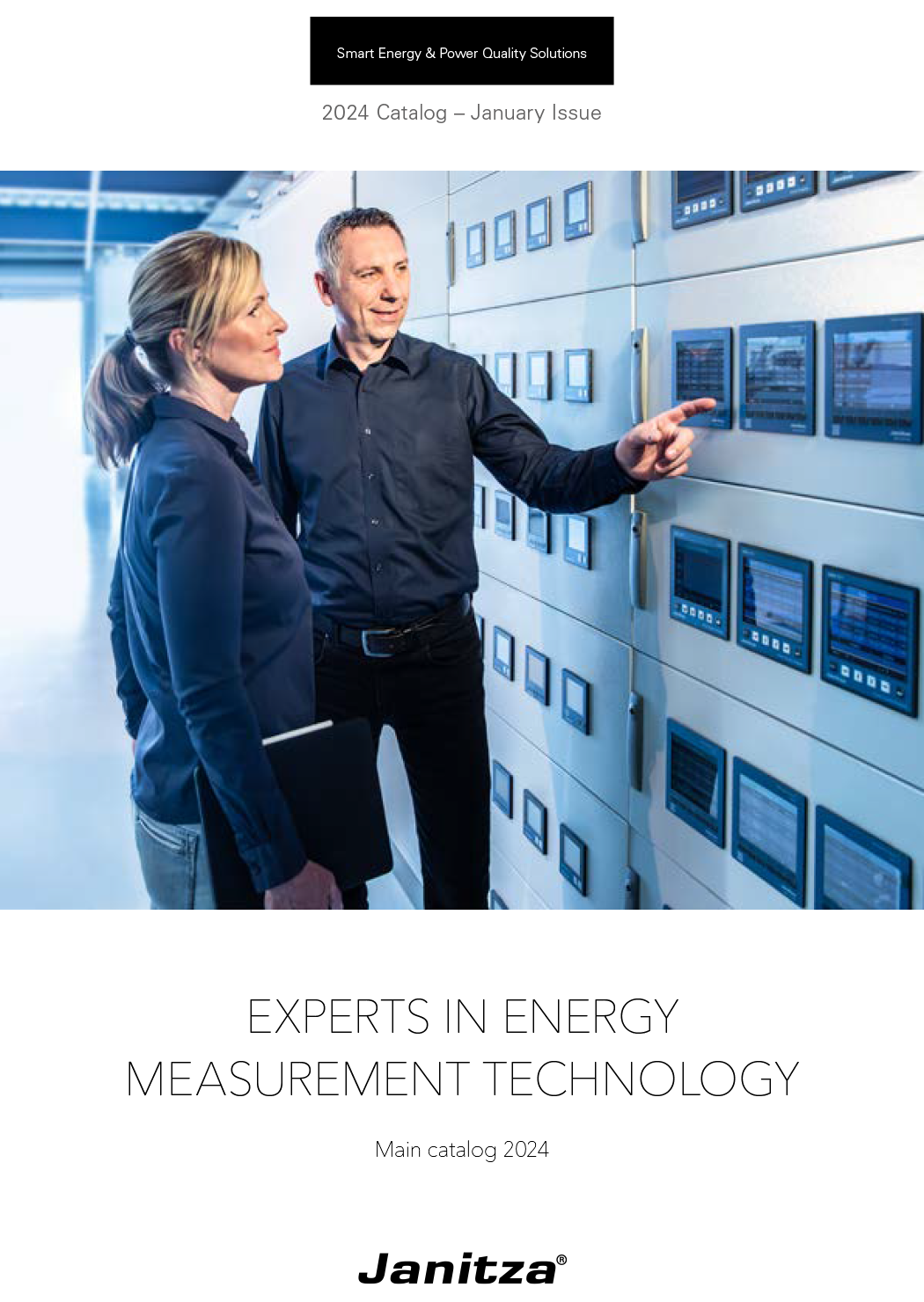 Janitza Main Catalog 2024 - Experts in Energy Measurement Technology - bestill fra Makker AS - Katalog